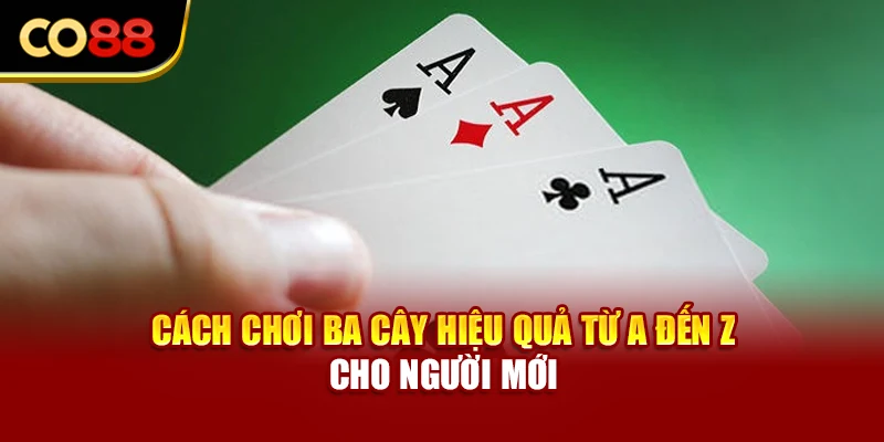 Cách Chơi Ba Cây Hiệu Quả Từ A Đến Z Cho Người Mới