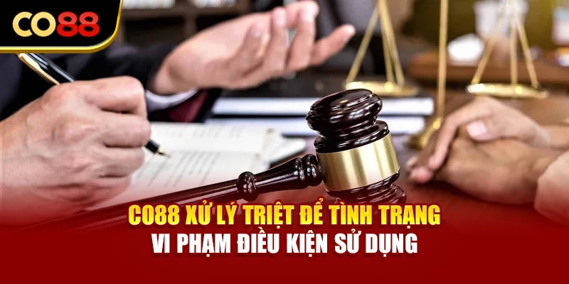 Co88 xử lý triệt để tình trạng vi phạm điều kiện sử dụng