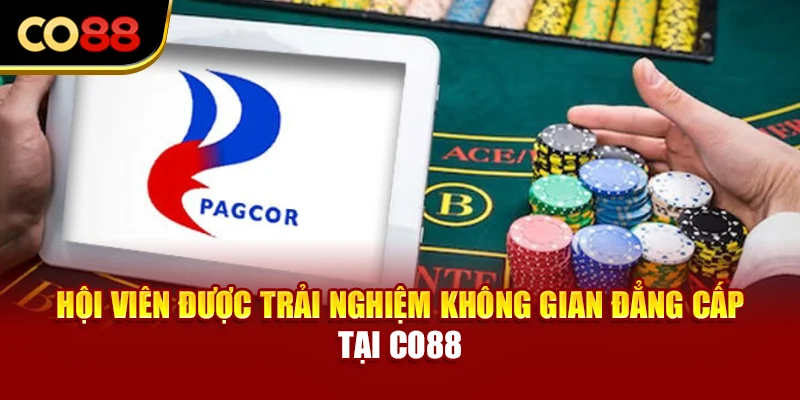 Hội viên được trải nghiệm không gian đẳng cấp tại Co88
