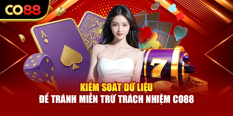 Kiểm soát dữ liệu để tránh miễn trừ trách nhiệm Co88