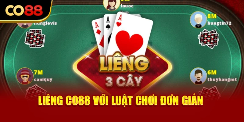 Liêng Co88 với luật chơi đơn giản