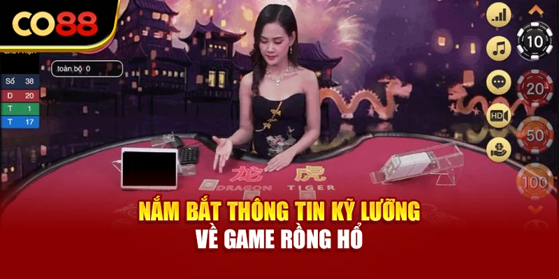 Nắm bắt thông tin kỹ lưỡng về game Rồng Hổ