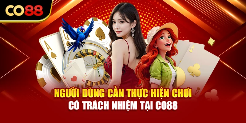 Người dùng cần thực hiện chơi có trách nhiệm tại Co88