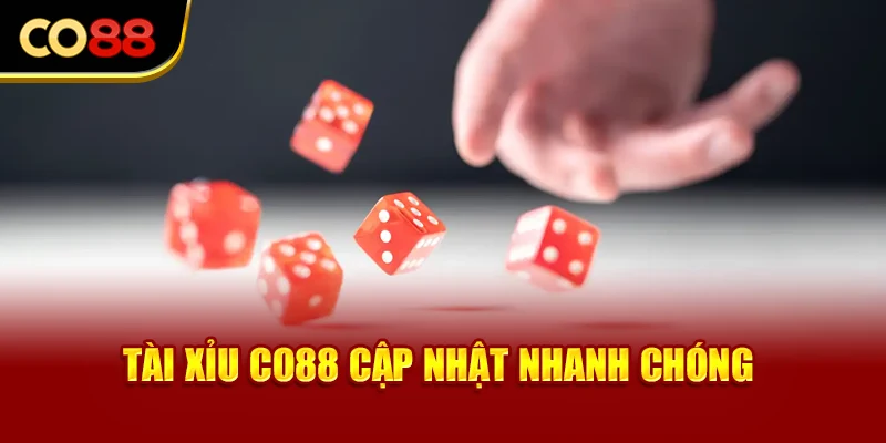 Tài Xỉu Co88 cập nhật nhanh chóng
